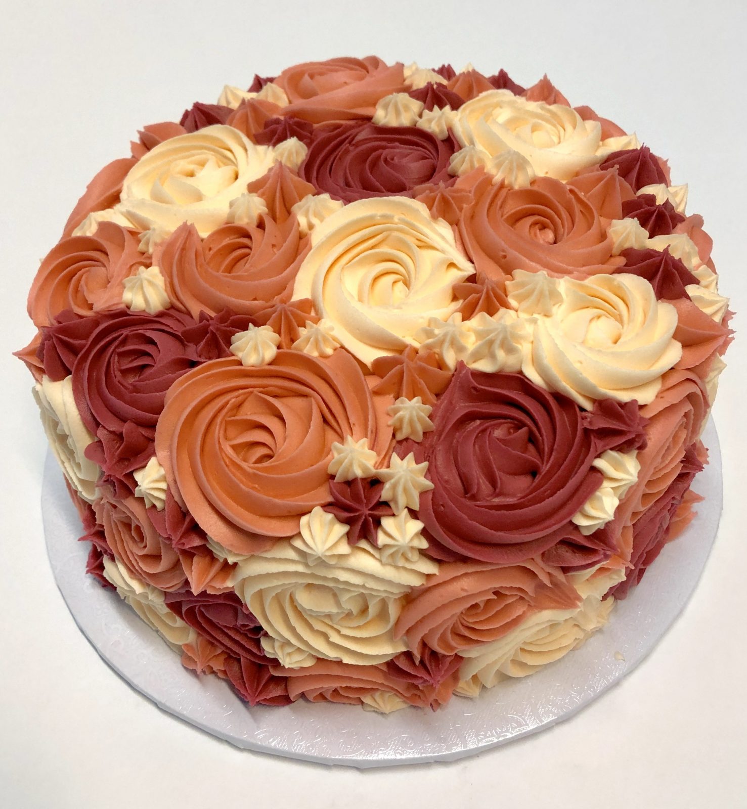 Rosette Fall Colors Cake Busken Bakery