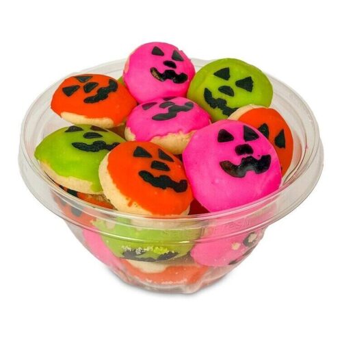 Ship Neon Pumpkin Cookie Tubs